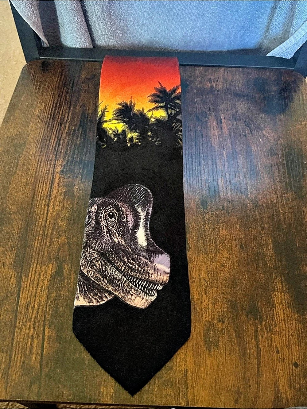 Jurassic Park Brachiosaurus Dinosaur Novelty Necktie Silk Tie
